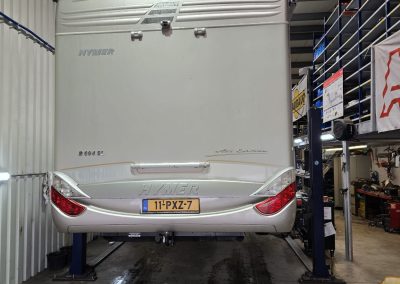 Steunpoot camper
